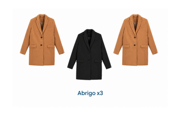 Pack 3 abrigos